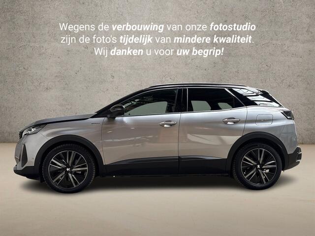 Peugeot 3008 1.6 HYbrid 225 GT 225Pk Automaat (PANORAMADAK, APPLE CARPLAY, GROOT NAVI, LEDER/ALCANTARA, STOELVERWARMING, 360 CAMERA, ADAPTIVE CRUISE, GETINT GLAS, NIEUWSTAAT)
