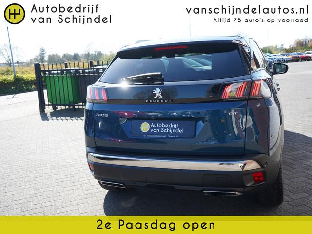 Peugeot 3008 1.2 PURETECH 131PK AUTOMAAT GT PACK LUXE PERFECT ONDERHOUDEN OKT 2021 LUXE LEDER 4X ZGAN ALL SEASON BANDEN ZWARTE HEMEL ADAPTIEVE CRUISE CAMERA ANDROID-APPLECARPLAY VIRTUEEL COCKPIT FULL LED STOELVERWARMING ENZ...
