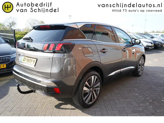 Peugeot 3008 1.2 PureTech GT Line LUXE! PERFECTE STAAT - NL AUTO TREKHAAK - CARPLAY - ANDROID - CAMERA - PDC V+A - DODEHOEK - KEYLESS - HALF LEDER - 19 INCH LMV - LANE KEEPING - ELEKTR KLEP - FOCAL GELUID