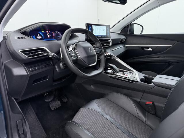 Peugeot 3008 T Aut. 131pk 360°Camera AppleCarplay AndroidAuto Leer Keyless Bordherk. Lane-dep. Flippers Led 1/2Leer Navi Stoelverw. Grootlichtassistent Isofix CruiseControl Ecc Usb Bluetooth Verst.Stoelen 18''LM 1.2 PureTech Allure Pack Business
