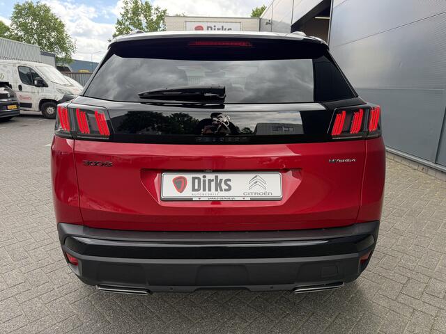 Peugeot 3008 300pk HYbrid4 GT (Elektrisch schuifdak - Elektrische Klep - Focal Electra - NightVision - Leder incl verwarming/massage/geheugen - Black Pack - Adaptieve Cruise Controle - 360gr Camera)