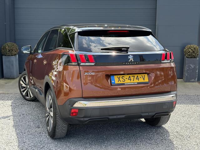 Peugeot 3008 1.2 PureTech Allure 1e Eigenaar,Draadloos Opladen,Navi,360°Camera,Keyless,Dealer Onderhouden,Stoelverw.Memory stoel,Dodehoek,131pk,Halfleder,Apk tot 03-2027