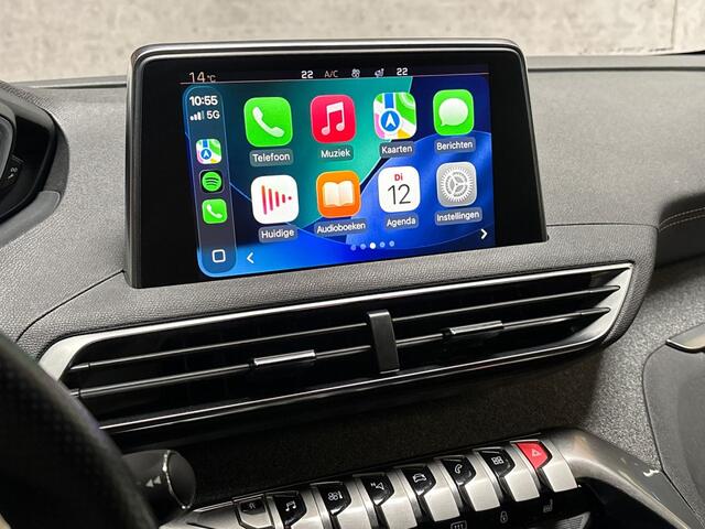 Peugeot 3008 1.2 PureTech GT-Line Automaat (APPLE CARPLAY, GROOT NAVI, 360 CAMERA, KEYLESS, LEDER, STOELVERWARMING, SPORTSTOELEN, GETINT GLAS, TREKHAAK, NIEUWSTAAT)