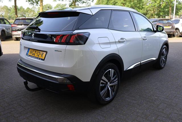 Peugeot 3008 1.6 HYbrid 225 Blue Lease GT TREKHAAK-AFN 360-CAMERA CARPLAY DAB SFEERVERLICHTING 18"LMV DUO-TONE i-COCKPIT HALFLEER LED