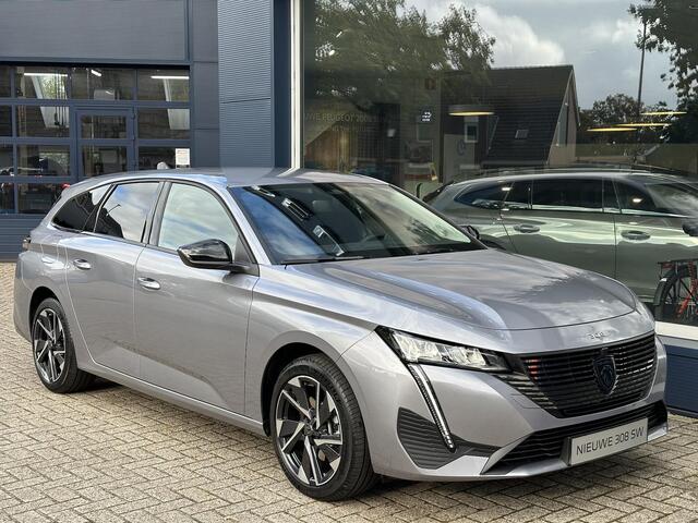 Peugeot 308 SW 1.2 Hybrid 145 PK Automaat Allure hybride Automaat | Navigatie | Climate Control | Adaptieve Cruise Control | Camera | Parkeersensoren | LED Verlichting | 17 Inch Lichtmetalen Velgen | Apple Carplay & Android Auto Draadloos | Zeer Ruime Stationwagen |