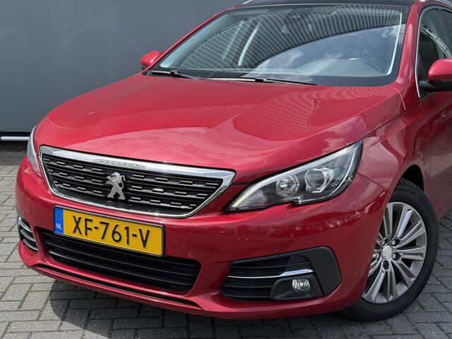 Peugeot 308 SW BWJ 2019 1.2 131 PK Blue Lease Premium NIEUWE DISTR.RIEM!! AUTOMAAT | PANORAMA | LEDER | CLIMA | ANDROID AUTO | APPLE CARPLAY | MULTIFUNCT. STUUR