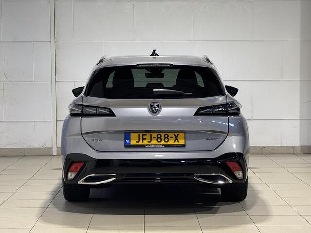 Peugeot 308 SW GT 1.6 HYbrid PHEV 225pk e-EAT8 | FOCAL HIFI | ELEKTR. A.KLEP | 360° CAMERA | STUUR+VOORRUITVERW. | ALL-SEASONBANDEN | NAVI |