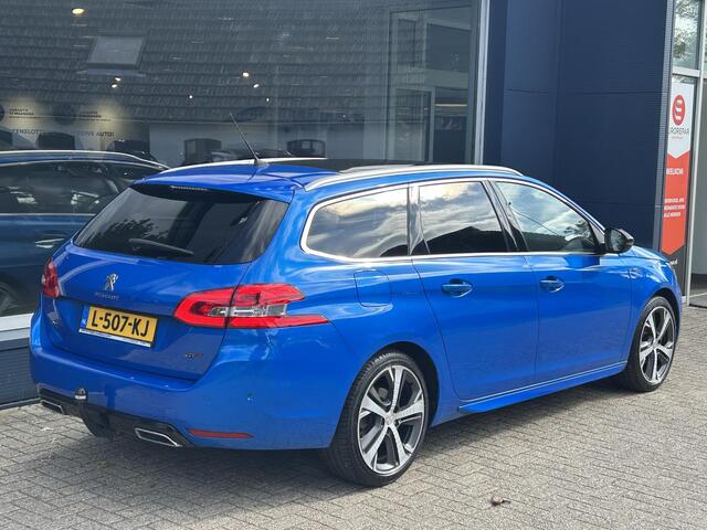 Peugeot 308 1.2 Turbo 130PK GT-line | Panoramadak | Denon HiFi | Trekhaak 1400KG | Alcantara Bekleding + Massage | Stoelverwarming | Navigatie | Keyless Entry | Dode Hoek Bewaking | Climate Control | Cruise Control | 18 Inch Lichtmetalen Velgen |