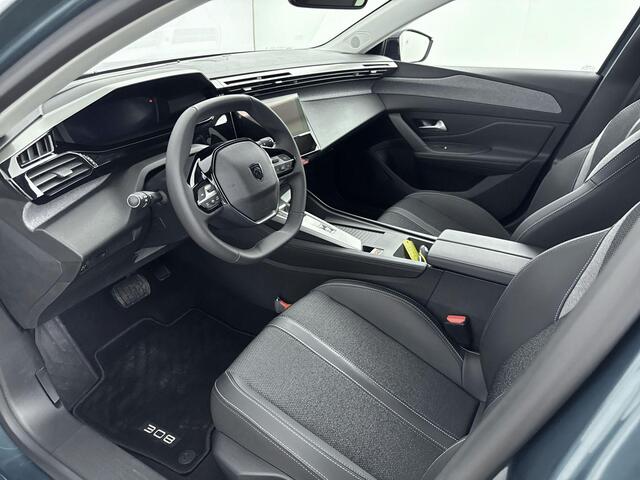 Peugeot 308 SW 1.2 136PK Automaat Hybrid Allure | AppleCarPlay/AndroidAuto | 17"LMV | AGR Stoel | Navigatie | Adaptive Cruise Control | Climate Control | 360'Camera | Keyless entry | Stof/Leer | Privacy Glass | Isofix |