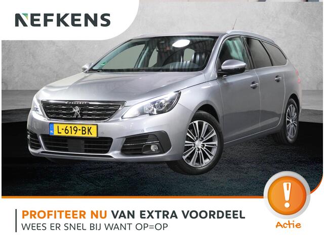 Peugeot 308 SW 1.2 130PK Blue Lease Allure | AppleCarPlay/AndroidAuto | 16"LMV | Navigatie | Cruise Control | Climate Control | Camera | Armsteun | Keyless | Privacy Glass | Isofix |