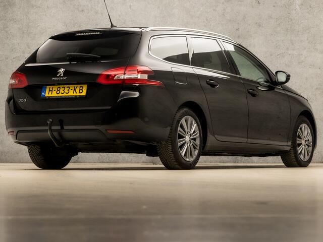 Peugeot 308 SW 1.2 PureTech Premium Sport Automaat (PANORAMADAK, APPLE CARPLAY, GROOT NAVI, 360 CAMERA, SPORTSTOELEN, TREKHAAK, ADAPTIVE CRUISE, GETINT GLAS, NIEUWE APK, NIEUWSTAAT)