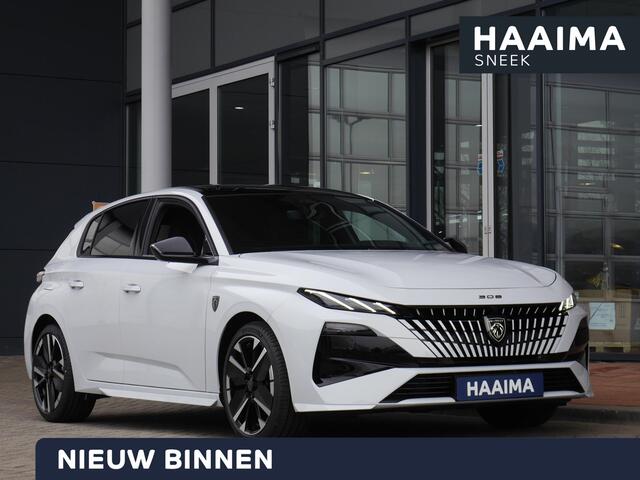 Peugeot 308 1.2 Hybrid 145 e-DCS6 GT | AGR stoelen | Stoel en stuurverwarming | Camera rondom | Adaptieve cruise control | Panoramadak | Afneembare trekhaak | Full led | 18 inch lichtmetalen velgen
