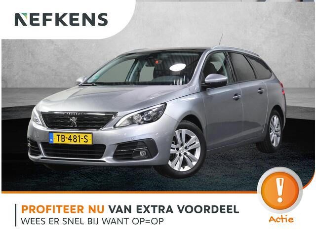 Peugeot 308 SW 1.2 110PK Blue Lease Executive | AppleCarPlay/AndroidAuto | 16"LMV | Navigatie | Cruise Control | Climate Control | Armsteun | Keyless | Panoramadak | Privacy Glass | Isofix | Parkeersensoren |