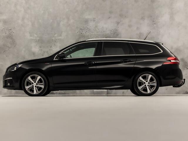 Peugeot 308 SW 1.2 PureTech GT-line 131Pk Automaat (PANORAMADAK, APPLE CARPLAY, GROOT NAVI, KEYLESS, CAMERA, SPORTSTOELEN, GETINT GLAS, TREKHAAK, NIEUWE APK, NIEUWSTAAT)