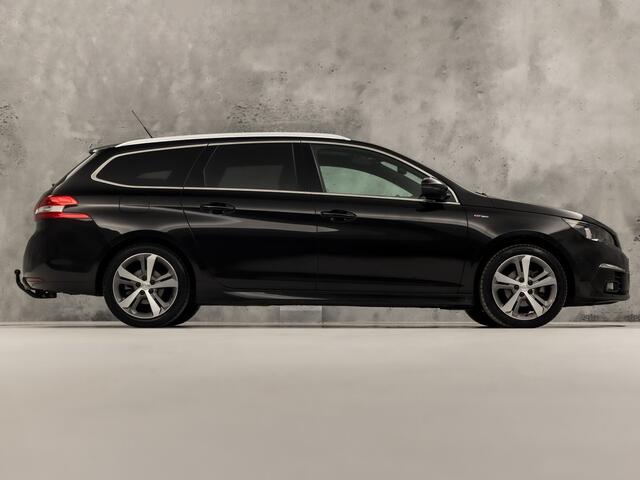 Peugeot 308 SW 1.2 PureTech GT-line 131Pk Automaat (PANORAMADAK, APPLE CARPLAY, GROOT NAVI, KEYLESS, CAMERA, SPORTSTOELEN, GETINT GLAS, TREKHAAK, NIEUWE APK, NIEUWSTAAT)