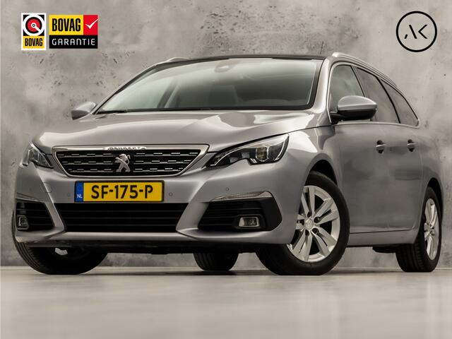 Peugeot 308 SW 1.2 PureTech Premium Sport Automaat 131Pk (PANORAMADAK, APPLE CARPLAY, GROOT NAVI, LEDER, 360 CAMERA, SPORTSTOELEN, CRUISE, KEYLESS, NIEUWE APK, NIEUWSTAAT)