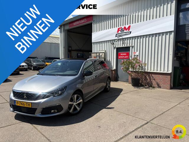 Peugeot 308 SW 1.2 PureTech GT-line Automaat, Clima, cruise, pano, massage, trekhaak Distributieriem is vervangen!