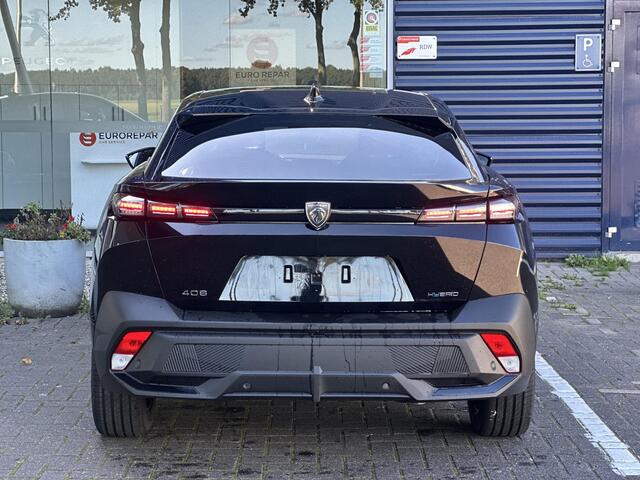Peugeot 408 1.6 HYbrid 225 EAT8 Allure Avantage | Rondomcamera | Adaptive Cruise Control | Apple Carplay/Android Auto | Stoel-/Stuurverwarming | AGR bestuurderstoel | Draadloze telefoonlader | Keyless Entry/Start |