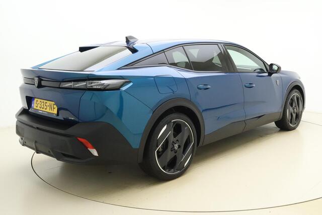 Peugeot 408 1.6 HYbrid GT 225pk EAT8 First Edition | Adaptive Cruise Control | Matrix LED | Stoelverwarming | Verwarmd stuurwiel | Handsfree achterklep | Keyless Entry & Start | AGR Bestuurdersstoel | Camera | 20'' ''Monolithe'' velgen | 1e Eigenaar