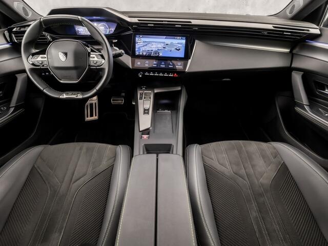 Peugeot 408 1.6 HYbrid 225 EAT8 GT 225Pk Automaat (APPLE CARPLAY, GROOT NAVI, 360 CAMERA, LEDER/ALCANTARA, SPORTSTOELEN, ADAPTIVE CRUISE, GETINT GLAS, NIEUWSTAAT)
