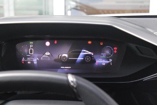 Peugeot 408 1.2 Hybrid 145PK AUTOMAAT GT | 360° CAMERA | DODEHOEK DETECTIE | KEYLESS ENTRY/START | ADAPTIVE CRUISE CONTROL | NAVIGATIE | DRAADLOZE APPLE CARPLAY/ANDROID AUTO | PARKEERSENSOREN VOOR + ACHTER | LED MATRIX KOPLAMPEN | 19" LICHTMETALEN VELGEN | ELEKTRISCH
