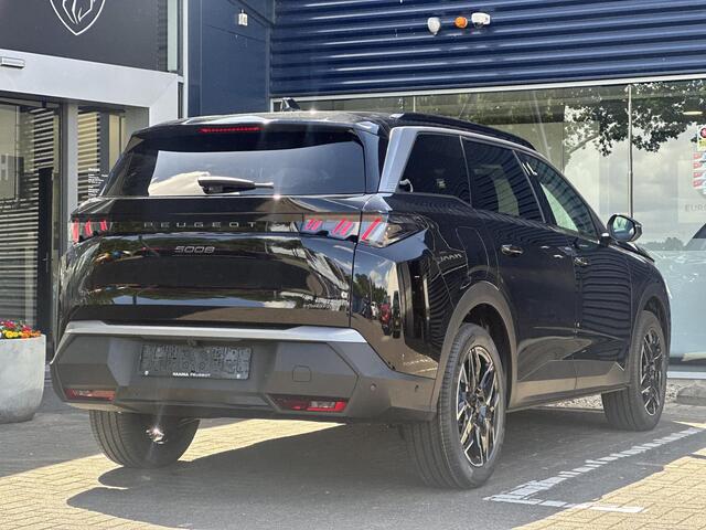 Peugeot 5008 1.2 Hybrid 145 Allure | 360 Parkeercamera/-sensoren | Adaptieve Cruise Control | Navigatie | Draadloze telefoonlader | Climate Control | Stuurverwarming | Draadloze Apple Carplay/Android Auto | Full LED | LM velgen |