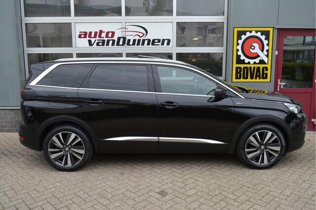 Peugeot 5008 1.2 PureTech Blue Lease GT-Line O.a: Vol Leder, Trekhaak, Panodak, Key-Less, Carplay, Stoelverw., Etc... Rijklaar! All-In prijs!