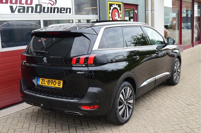 Peugeot 5008 1.2 PureTech Blue Lease GT-Line O.a: Vol Leder, Trekhaak, Panodak, Key-Less, Carplay, Stoelverw., Etc... Rijklaar! All-In prijs!