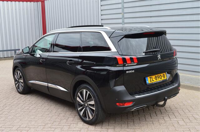 Peugeot 5008 1.2 PureTech Blue Lease GT-Line O.a: Vol Leder, Trekhaak, Panodak, Key-Less, Carplay, Stoelverw., Etc... Rijklaar! All-In prijs!