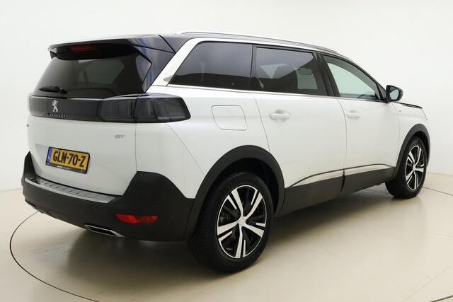 Peugeot 5008 1.2 Hybrid 136 GT | AUTOMAAT | 7-persoons | Parkeer Camera Voor & Achter | Adaptief Cruise Control | Navigatie | Lende Steun Verstelling | DAB+ | Apple Carplay & Android Auto |