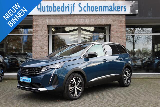 Peugeot 5008 1.2 PureTech GT 7-ZITTER! HALF-LEER CARPLAY 360-CAMERA STOELVERW. VIRTUAL-COCKPIT DEALERONDERH. SPORTSTUUR/STOELEN STUURFLIPPERS DAB CRUISE CLIMA NAVI 2XPDC 18''LMV