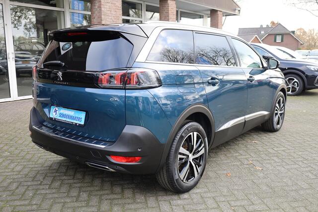 Peugeot 5008 1.2 PureTech GT 7-ZITTER! HALF-LEER CARPLAY 360-CAMERA STOELVERW. VIRTUAL-COCKPIT DEALERONDERH. SPORTSTUUR/STOELEN STUURFLIPPERS DAB CRUISE CLIMA NAVI 2XPDC 18''LMV