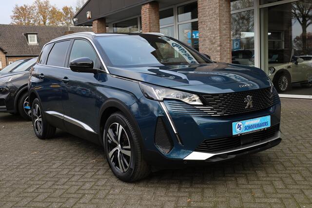 Peugeot 5008 1.2 PureTech GT 7-ZITTER! HALF-LEER CARPLAY 360-CAMERA STOELVERW. VIRTUAL-COCKPIT DEALERONDERH. SPORTSTUUR/STOELEN STUURFLIPPERS DAB CRUISE CLIMA NAVI 2XPDC 18''LMV