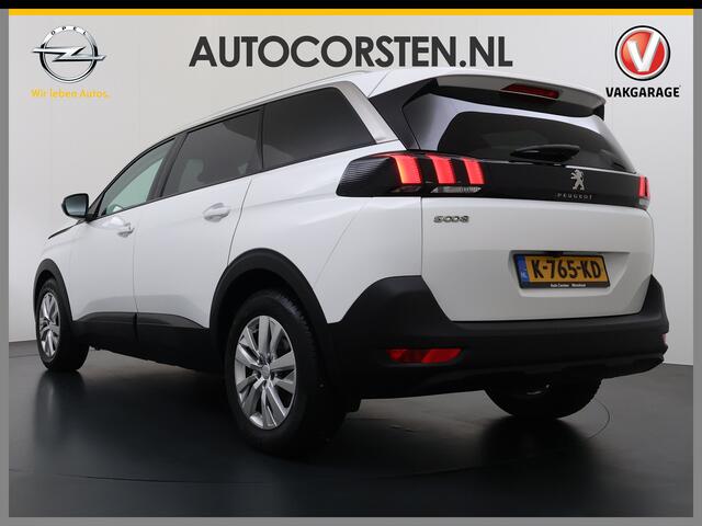 Peugeot 5008 T 131PK AUT-8 7-Pers. Navi 360°Camera Ecc Apple Carplay Android Auto Cruise Control Pdc Blue Executive Avantage Privacy Glas Lmv Isofix Led Regen-Lichtsensor Verkeersbord detectie Dealeronderhouden Origineel Nederlandse Auto 7 Zitter