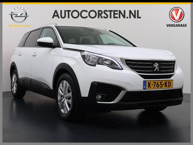 Peugeot 5008 T 131PK AUT-8 7-Pers. Navi 360°Camera Ecc Apple Carplay Android Auto Cruise Control Pdc Blue Executive Avantage Privacy Glas Lmv Isofix Led Regen-Lichtsensor Verkeersbord detectie Dealeronderhouden Origineel Nederlandse Auto 7 Zitter