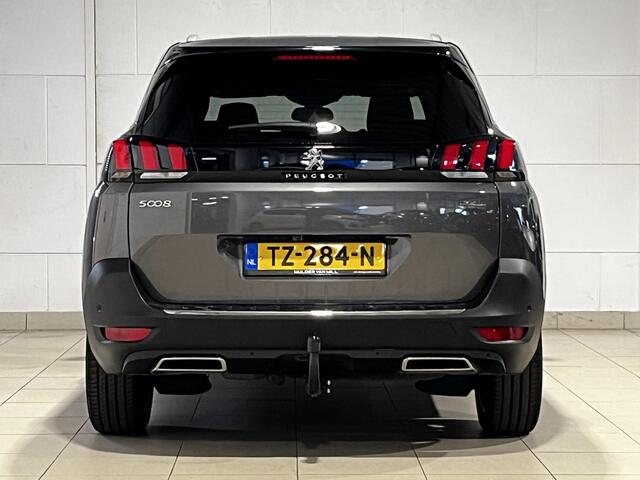 Peugeot 5008 GT-Line 1.6 Turbo 180pk EAT8 | TREKHAAK | SCHUIF/KANTELDAK | NAPPA LEDER | HANDSFREE A.KLEP | FOCAL HIFI | 360° CAMERA | STOELMASSAGE + VERWARMING | DODEHOEKBEW.