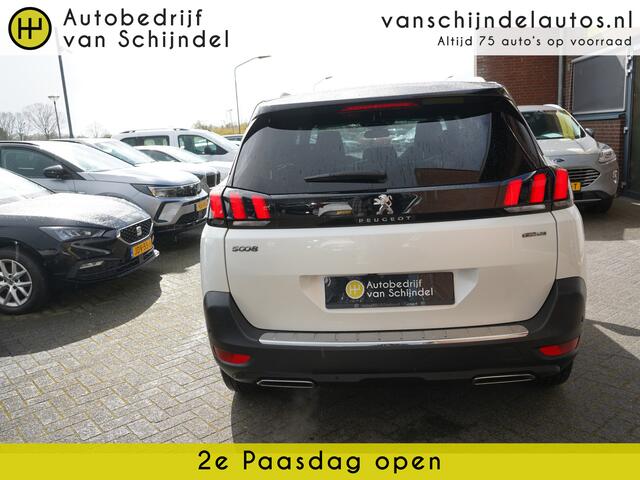 Peugeot 5008 1.2 PURETECH GT LINE VOL LUXE 7P 7ST PERFECT ONDERHOUDEN RECENT NWE DISTRIBUTIERIEM!! 360CAMERA PANORAMADAK FULL LED ZWARTE HEMEL 18INCH ADAPTIEVE CRUISE ANDROID/APPLECARPLAY NAVI STOELVERWARMING ELECTR.STOEL+MEMORY FOCAL KEYLESS PDC V+A ENZ...