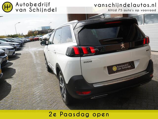 Peugeot 5008 1.2 PURETECH GT LINE VOL LUXE 7P 7ST PERFECT ONDERHOUDEN RECENT NWE DISTRIBUTIERIEM!! 360CAMERA PANORAMADAK FULL LED ZWARTE HEMEL 18INCH ADAPTIEVE CRUISE ANDROID/APPLECARPLAY NAVI STOELVERWARMING ELECTR.STOEL+MEMORY FOCAL KEYLESS PDC V+A ENZ...