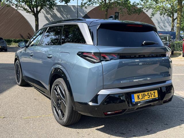 Peugeot 5008 e-5008 GT 73 kWh SOH 94%| 7 PERSOONS | COMPLEET UITGEVOERD| STOEL VENTILATIE |WARMTEPOMP| ADAPTIEVE CRUISE CONTROL | 360° CAMERA | ACHTERBANK VERWARMD |STOEL+ STUURVERWARMING| MEMORY STOEL MET MASSAGE| DODE HOEK SENSOR| ELEKTRISCHE ACHTERKLEP