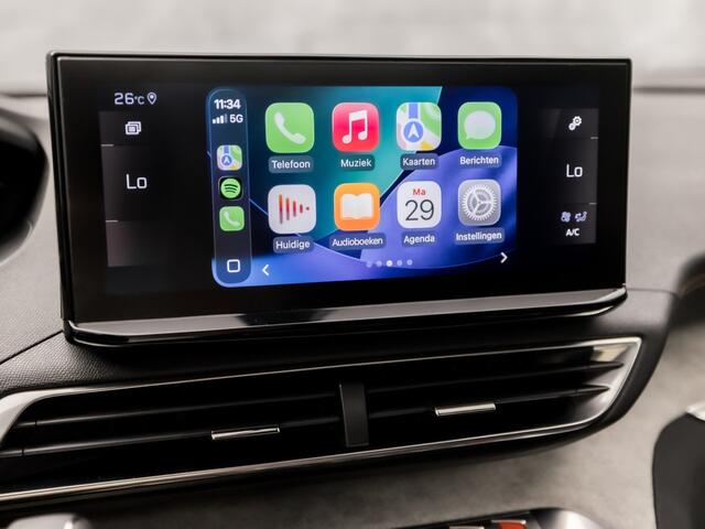 Peugeot 5008 1.2 PureTech GT Sport 7 Persoons Automaat (PANORAMADAK, APPLE CARPLAY, MEMORY SEAT, LEDER/ALCANTARA, 360 CAMERA, TREKHAAK, ADAPTIVE CRUISE, ELEK ACHTERKLEP, STOELVERWARMING, KEYLESS, NIEUWSTAAT)