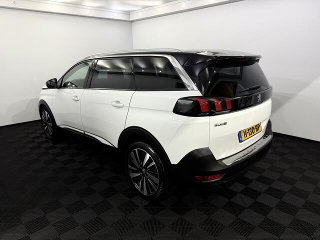 Peugeot 5008 1.2 PureTech Blue Lease Premium Avantage 7P Camera, Navi, Half leder, Elektrische achterklep, Virtual desk, Stoelverwarming, Cruise control adaptief, Memory stoelen