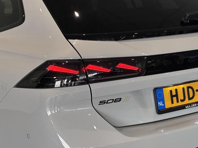 Peugeot 508 SW PSE by Peugeot Sport PHEV HYbrid 360pk 4x4 AUTOMAAT | SCHUIF/KANTELDAK | HANDSFREE A.KLEP | 360° CAMERA | ALCANTARA/LEDER | NAVI | DAB+ |