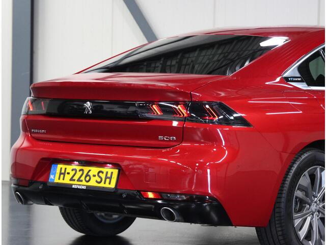 Peugeot 508 1.6 225PK HYbrid Blue Lease Allure Avantage | AppleCarPlay/AndroidAuto | Navigatie | Adaptief Cruise Control | Keyless | FULL LED | Camera | Virt.Cockpit | Elektrische Klep | Isofix | Privacy Glass | Parkeersensoren |