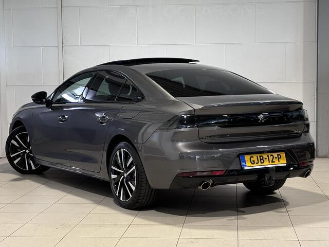 Peugeot 508 GT Pack Business 1.6 Turbo 225pk Hybrid e-EAT8 | FULL-OPTIONS! | NAPPA LEDER | SCHUIF/KANTELDAK | TREKHAAK | NIGHTVISION | 360° CAMERA