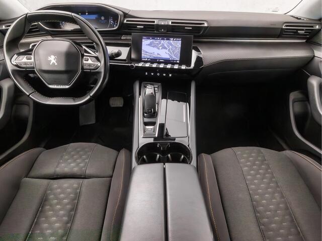Peugeot 508 SW 1.2 PureTech Sport Automaat (APPLE CARPLAY, GROOT NAVI, 360 CAMERA, TREKHAAK, SPORTSTOELEN, KEYLESS, LANE ASSIST, DAB+, NIEUWE APK, NIEUWSTAAT)