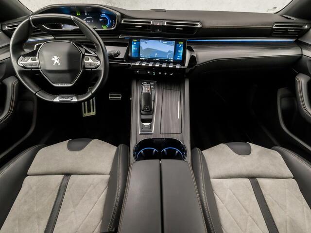 Peugeot 508 1.6 HYbrid 180 GT Line 225Pk Automaat (APPLE CARPLAY, LEDER, FOCAL AUDIO, STOELVERWARMING, ADAPTIVE CRUISE, SPORTSTOELEN, KEYLESS, GETINT GLAS, 360 CAMERA, NIEUWE APK, NIEUWSTAAT)