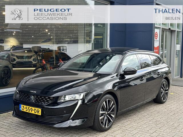 Peugeot 508 SW 1.6 HYbrid GT Pack Business 225 PK | Meest Complete Uitvoering | Panoramisch Schuif-Kanteldak | Navigatie | Full LED Verlichting | FOCAL Premium HiFi | Elektrisch Verstelbare Massage Stoelen | Night Vision | Active Suspension | 360 Graden Camera | 18 I