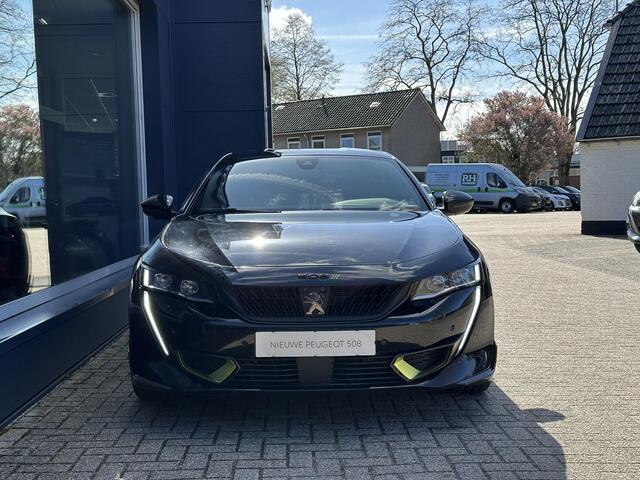 Peugeot 508 1.6 HYbrid Peugeot Sport Engineered | PSE Sport Uitvoering | 360 PK | 4x4 Aandrijving | FOCAL Audio | 360 Graden Camera | 20" Lichtmetalen Velgen | Sportonderstel | Alcantara -Lederen Bekleding | Elektrische Stoelverstelling | Navigatie | Keyless Entry |