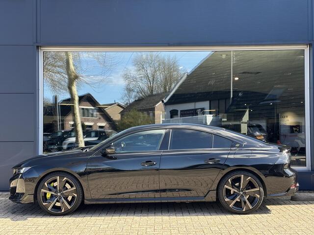 Peugeot 508 1.6 HYbrid Peugeot Sport Engineered | PSE Sport Uitvoering | 360 PK | 4x4 Aandrijving | FOCAL Audio | 360 Graden Camera | 20" Lichtmetalen Velgen | Sportonderstel | Alcantara -Lederen Bekleding | Elektrische Stoelverstelling | Navigatie | Keyless Entry |