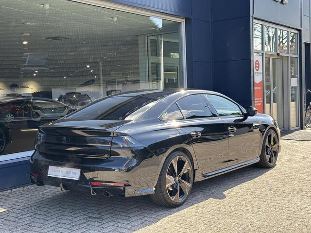 Peugeot 508 1.6 HYbrid Peugeot Sport Engineered | PSE Sport Uitvoering | 360 PK | 4x4 Aandrijving | FOCAL Audio | 360 Graden Camera | 20" Lichtmetalen Velgen | Sportonderstel | Alcantara -Lederen Bekleding | Elektrische Stoelverstelling | Navigatie | Keyless Entry |